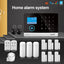 GSM Home Alarm System With WiFi Wireless Motion Sensor Detector Burglar Alarm Garden Home Alarm Alarmas De Seguridad Para Casa