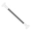 Drill-Free Adjustable Rod White Shower Curtain Rod Adjustable Stainless Steel Tension Telescopic Rod Retractable Hanger Rod