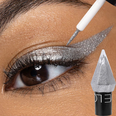 Diamond Shiny Eyeliner Eyeshadow Stick Waterproof Silver Rose Gold White Color Glitter Sequins Eyeliner Eyes Makeup Cosmetics