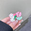 Cute Cartoon 3D Flower Dack Rabbit USB Cable Protector Bites Data Link Cable Box Covers iPhone Android Type C Charging Cover