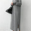 Wool Winter Womens Dress Fall Sweater Women Dress Long Sleeve Knitted Dresses Maxi Vintage Oversize Dresses Knitting Turtleneck