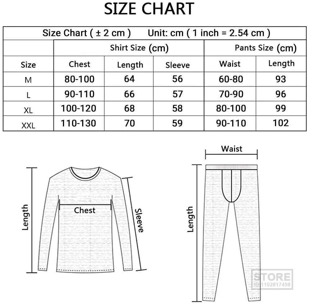 Winter Thermal Underwear Suit Men Compression Sportswear Fitness Clothes Long Thermal Shirts Pants Warm Base Layer Sport Suit