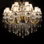 Retro Crystal Chandeliers Home Lighting Lustres De Cristal Decoration Luxury Candle E14  Pendants Living Room Indoor Lamp