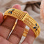 ﻿ 24K Gold Color Bangles rabic Ethiopian Nigerian Banquet Wedding Bracelets Party Choker Copper Jewelry Gifts