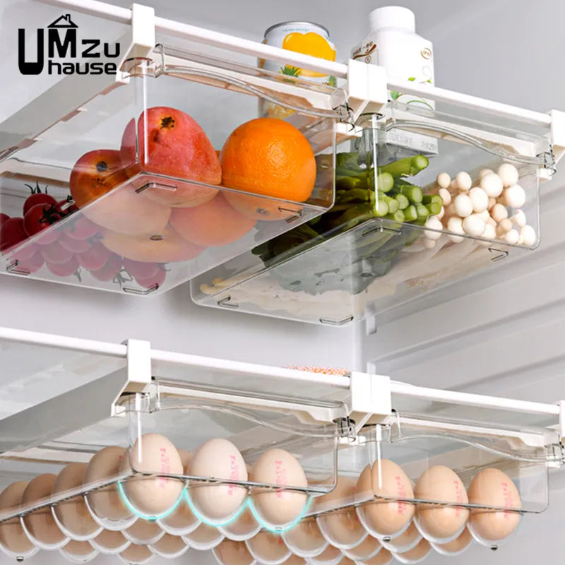 Refrigerator Divided Holder Hanging Shelf