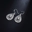 JewelryTop 925 Sterling Silver Charm Retro Cute Necklace Earrings Jewelry Sets for Women Lady Fashion Party Wedding  Gifts