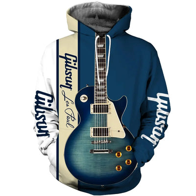 Guitar Printed Hoodie 3D Print Fashion Daily Sweatshirt Musical Instrument Hip Hop Hoodies Men Women Sweatshirt