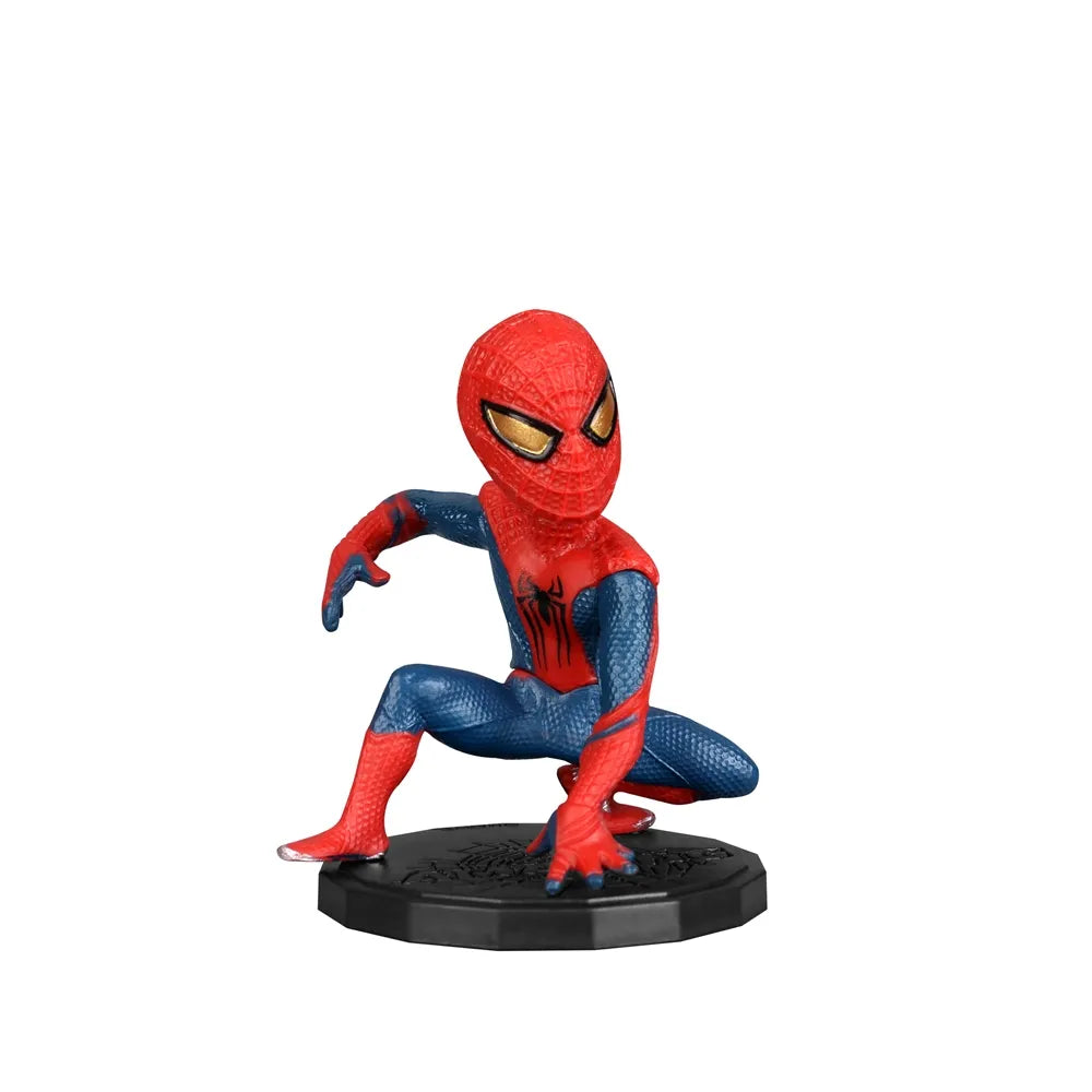 Disney Marvel Avengers Spider Man 4pcs/Set 6-8cm Action Figure Posture Anime Decoration Collection Figurine Toy Model Children