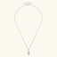 EWYA 2024 Trendy D Color 0.43cttw 4mm Full Moissanite Pendant Necklace for Women Girls S925 Silver Diamond Neck Chain Necklaces