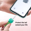 1~10PCS Cable Sleeve with Cable Bite Protector Cute Heart Flower TPU Soft Protective Data for USB Charger