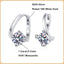 EWYA 100% Real 2CT D Color Moissanite Hoop Earrings For Women Party S925 Sterling Silver Diamond Earring Fine Jewelry Wholesale