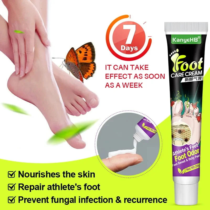 Foot Fungus Removal Cream Anti Fungal Infection Onychomycosis Paronychia Remove Beriberi Dead Skin Repair Foot Cracked Feet Care