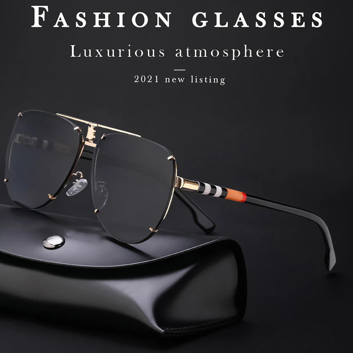 2024 New Arrival Men's Luxury Retro Aviation Style Sunglasses Women Brand Design Double Beam Cool Driving Sun Glasses Oculos