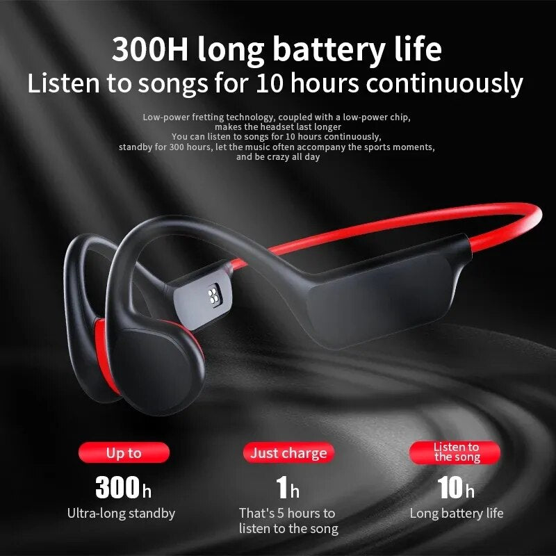 Lenovo Bone Conduction Bluetooth Headset Sweatproof Waterproof IPX8 Headset For Swimming Outdoor Sport 32GB Bass Headphones