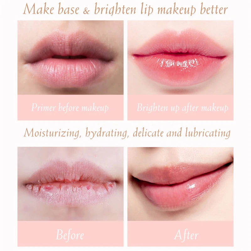 Peach Moisturizing Lip Gloss Plumping Waterproof Glossy Long Lasting Not Sticky Natural Lip Tint Daily Makeup Lip Oil Primer