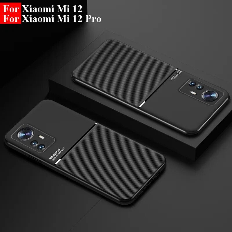 Xiaomi 12 Pro Case Magnetic Phone Case For Coque Xiaomi Mi 12 Pro Case Silicone Back Case On Xiaomi12 Mi 12 Mi12 Pro Cover Funda