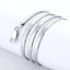 925 Sterling Silver 4mm Chain Necklace For Women Luxury Couple Fine Jewelry Blade Chain Wedding Gift Choker Clavicle Necklace