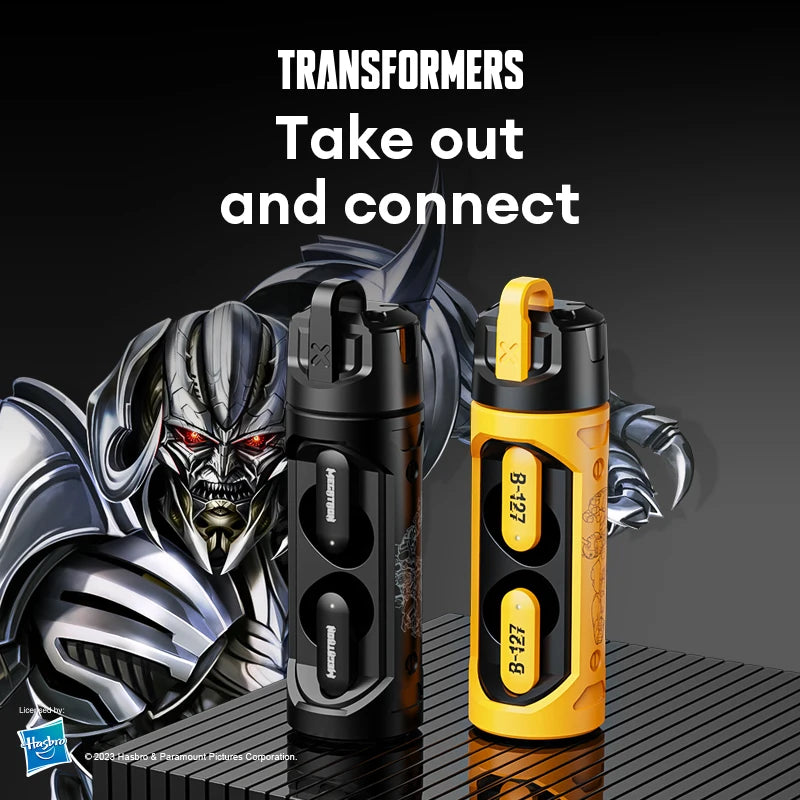 Transformers TF-T11 Gaming Headset Bluetooth 5.4 Earphones HD Call with Mic HIFI Headphones Low Latency Sport Earbuds 300mAh