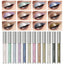 QiBest 15 Colors Glitter Liquid Eyeshadow Waterproof Lasting Shimmer Metallic Easy To Makeup Professional Eye Shimmer Eyeshadow