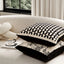 Retro Black Flora Pillow Cover Ivory Sofa Cushion Case Chinese Luxury Velvet Home Cojines Elegant Chair Bedding Coussin Decorate