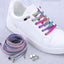 New Elastic Locking Shoelace Candy color No Tie Shoe laces Sneakers Quick Safety Flats Shoelace Kids and Adult Unisex Lazy laces