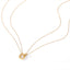 eManco Stainless Steel Two-tone Pendant Women's Short Necklace Popular Fashion Holiday Party Gift Jewelry