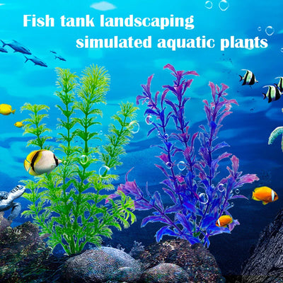 1-5 Simulation Artificial Plants Aquarium Decor Plastic