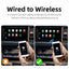 New RGB Mini Carplay AI Box for Apple Car Play Wireless Adapter Car OEM Wired CarPlay To Wireless Smart USB Dongle Plug and Play