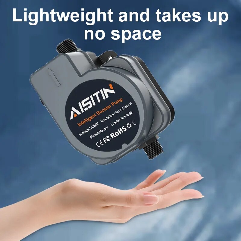 AISITIN EU Booster Pump Brushless Water Pump 24V 150W Auto Pressure Controller IP56 Household Water Heater Boost for Home