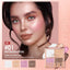 Four Color Highlight Powder Blusher Plate Pearl Fine Flash Shadow Powder Blusher Hghlight Integrated Facelift Plate