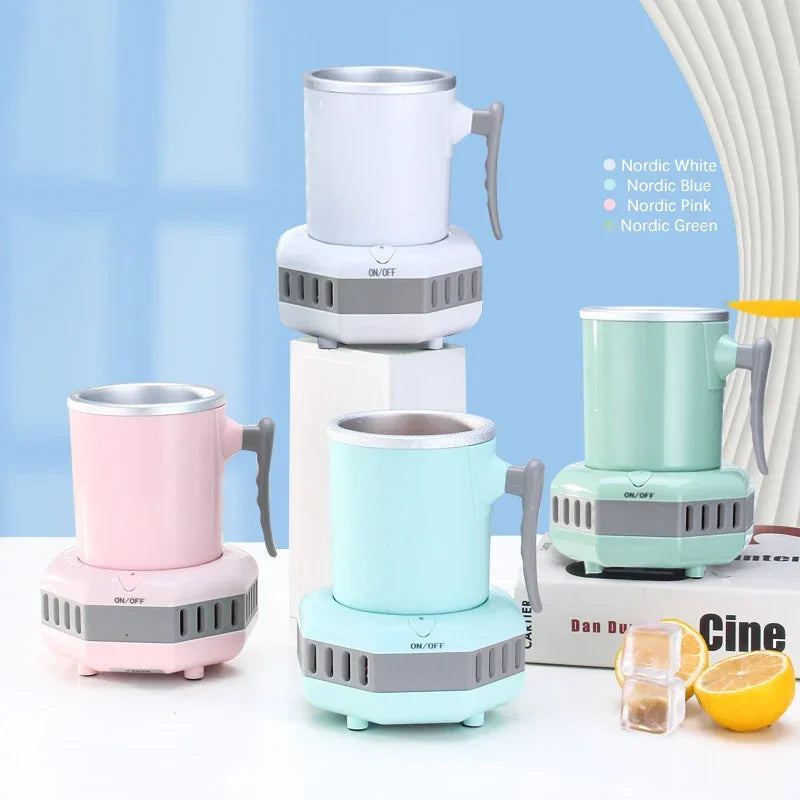 USB Refrigerator Beverage Fast Cooler Cup Electric Beer Bottle Can Water Soda Drinks Cooling Mug Ice Car Home Refrigeration Cup