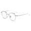 Fashion Retro Round Eyewear Ultra Light Pure Titanium Eyeglasses Optical Prescription Glasses Frame Man And Woman Eyeglasses 211