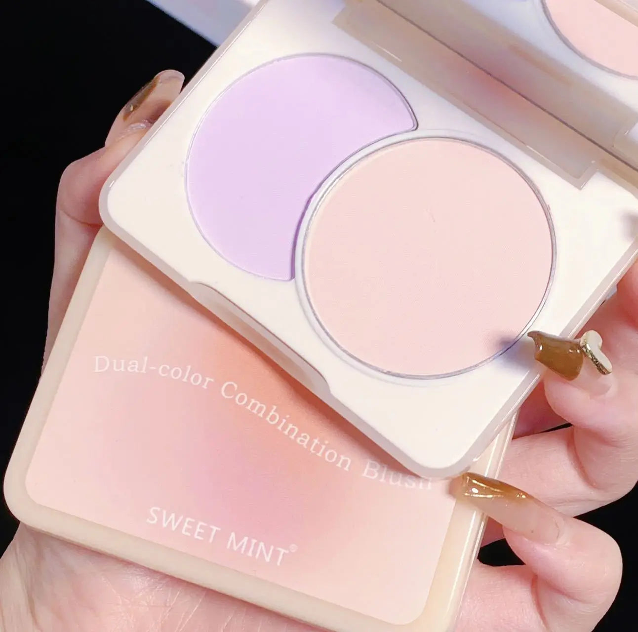 Dual-color Combination Blush Expansion Convergence Blend Nude Makeup Blush Natural Brighten Skin Tone Makeup Palette