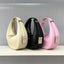 Korean Version of the Leather Women's Bag Crescent Bag Hundred Niche Half-round Moon Bag Crescent Handbag Cowhide Shoulder Armpi