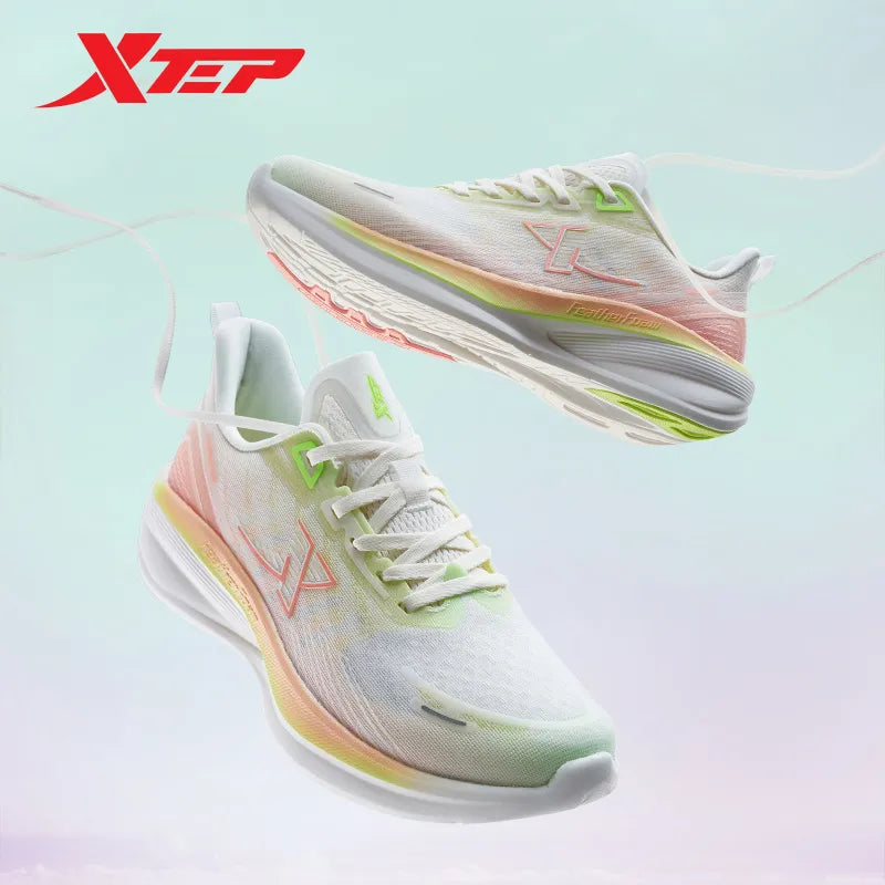 Xtep Light Form Running Shoes Women 2023 Summer Breathable Mesh Women's Sports Shoes Non-Slip Rebound Sneakers 877218110012