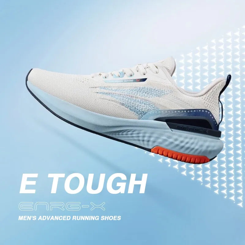 361 Degrees E-FLEX Men Running Sports Shoes Knitted Comfortable Breathable Shock-Absorbing Outdoor Training Sneakers 672212214F