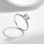 MODIAN 1CT Moissanite Ring Delicate Square Cushion Cut Lab Diamond Ring 925 Sterling Silver Wedding Statement Jewelry For Women