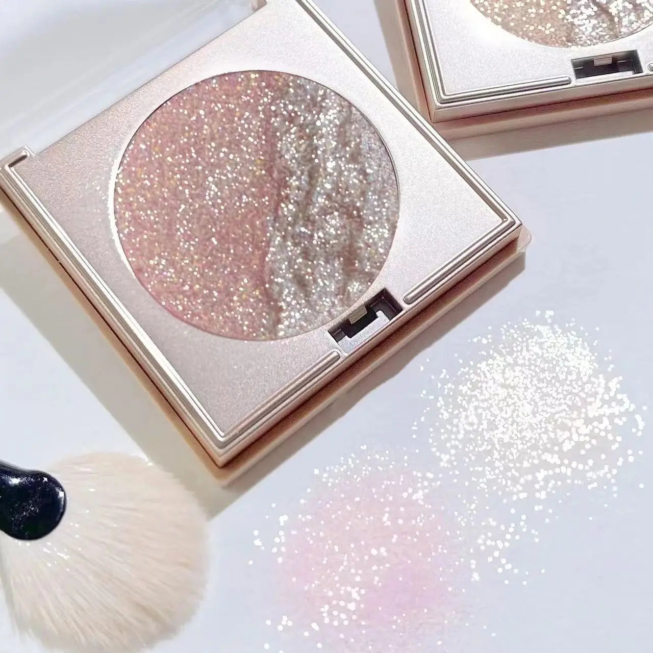 Diamond Highlighter Powder Gold Glitter Palette Face Contour Shimmer Water Sense Body Ginger Blush Highlight Cosmetic Makeup