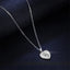 Tbestone Heart Shape 1ct Moissanite S925 Sterling Silver Sparkling Charming Personalized Pendant Necklace Women's Brand Jewelry