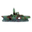 Resin Craft Wreck Boat Sunk Battleship War Ship Fish Tank Aquarium Ornament