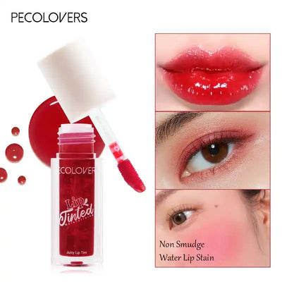 4 Colors Moisturizing Lip Tint Waterproof Non-sticky Long Lasting Coloring Lip Stain Smudge Proof Lip Glaze