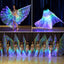 LED Angel Wings Light Up Butterfly Cape Colorful Butterfly Wings Lightweight Portable Belly Dance Costumes Wings for Adults Kids