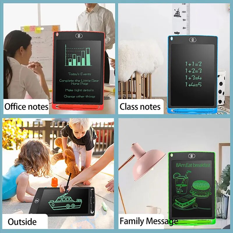 8.5/10/12/16Inch LCD Drawing Board Writing Tablet Digit Magic Blackboard Art Painting Tool Kids Toys Brain Game Child Best Gift