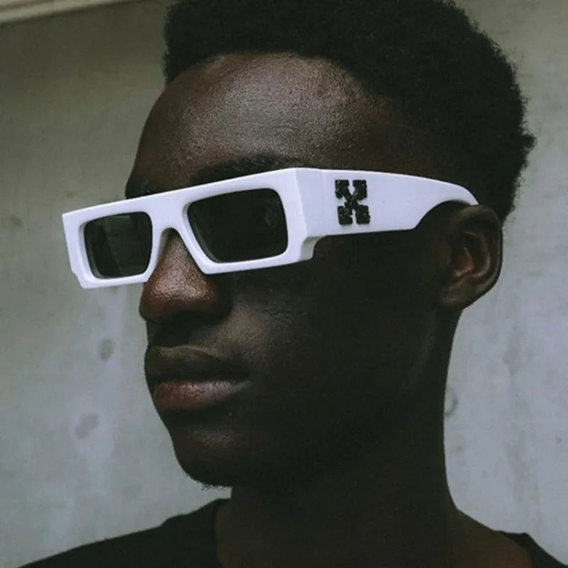 2023 women's hip hop square sunglasses men's designer retro shaddsos glasses UV protection UV400
