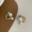 Vintage Elegant Irregular Pearls Stud Earrings for Women 2024 New Trend Daily Accessoire Exquisite Jewelry Boucle Oreille Femme