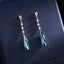 SUYU Fashion Medium And Long Summer Fashion Earrings Personalized Blue Pendant Earrings