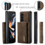 For Samsung Galaxy Z Fold 5 4 3 Magnetic Phone Case Card Pocket Wallet Shock Stand Matte Protective Leather Cover