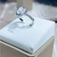 925 Stamp New Four-claw White Zircon Ring Female Proposal Engagement Party Wedding Jewelry Ring Wholesale