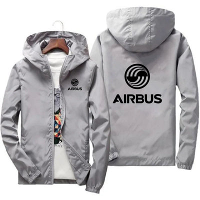 2024 New Autumn Men's AIRBUS AVIATION Flight Windbreaker Jacket Hooded Coat Thin Hoodies Coat Pilot Clothing 7XL