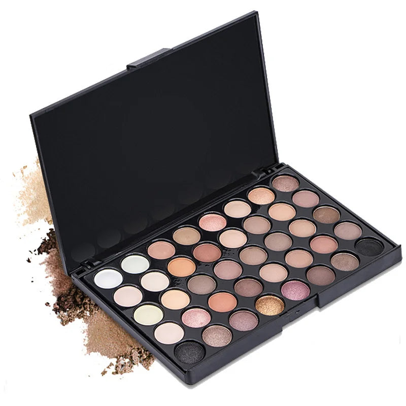 40 Colors Eyeshadow Matte Pearl Earth Color Eyeshadow Box Smoky Makeup Multi-color Palette Makeup Palette Eyeshadow Container